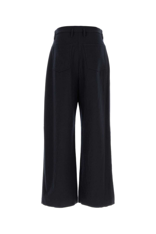 Midnight blue wool wide-leg pant GIORGIO ARMANI (GM004539TE18009)