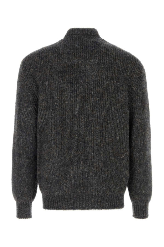 Разноцветный кардиган из смеси мохера GIORGIO ARMANI (GM004723AF30082)