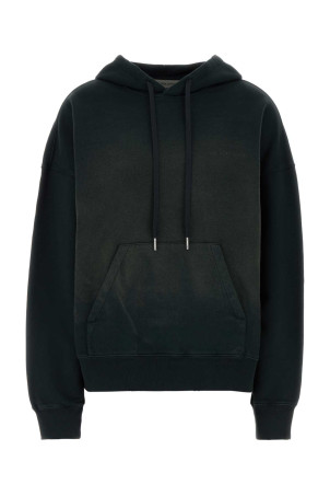 Black cotton oversize Melissa sweatshirt GOLDEN GOOSE DELUXE BRAND (GUP01932P002146)