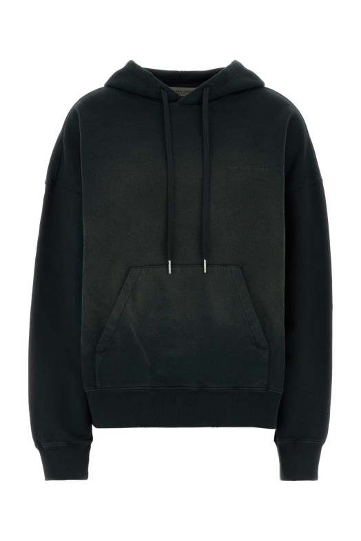 Black cotton oversize Melissa sweatshirt GOLDEN GOOSE DELUXE BRAND (GUP01932P002146)