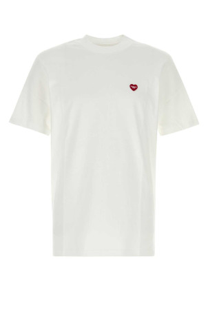 White cotton S/S Small Heart T-shirt CARHARTT WIP (I037116)