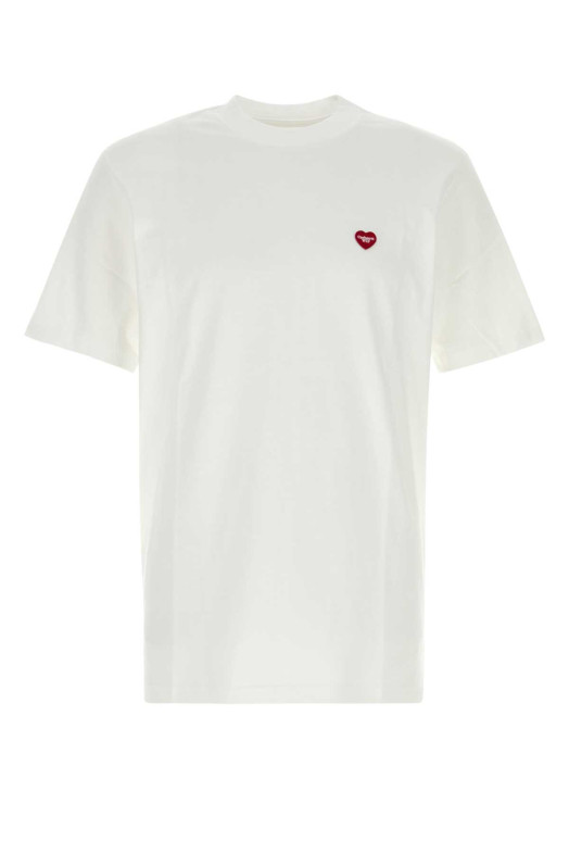 White cotton S/S Small Heart T-shirt CARHARTT WIP (I037116)