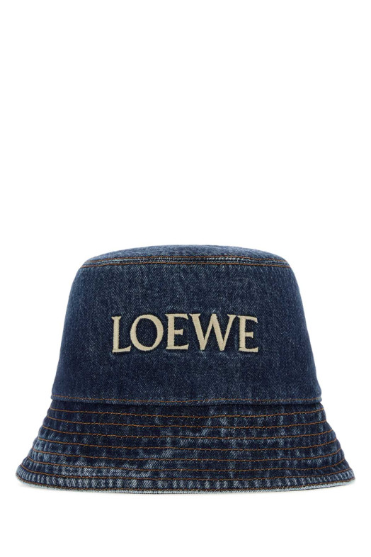 Джинсовая шляпа-коробочка Blue LOEWE (K820HB1XAJ)