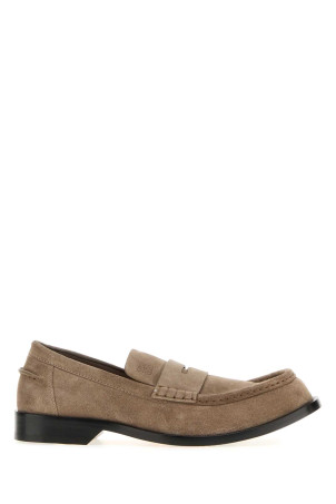 Cappuccino suede Bobine loafers Brown LOEWE (M816290X67)