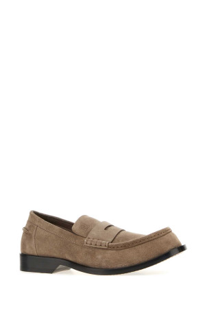 Cappuccino suede Bobine loafers Brown LOEWE (M816290X67)