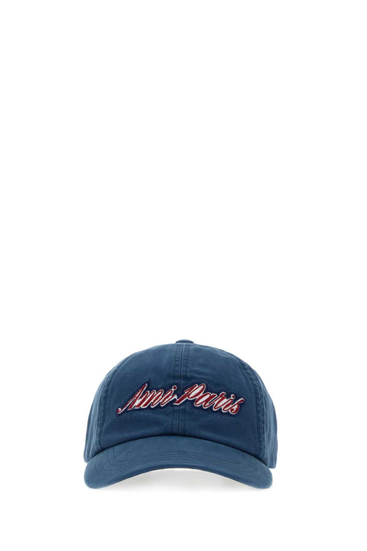 Blue cotton baseball cap AMI (UCP290AW0052)