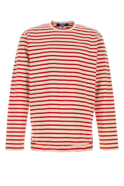 Embroidered cotton oversize t-shirt JUNYA WATANABE (WQT012051)