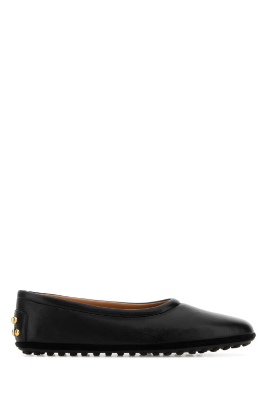 Black leather ballerinas BLUE TOD'S (XXW04M0KC50SWZ)