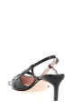 'Viv' Canard' slingbacks Black