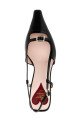'Viv' Canard' slingbacks Black