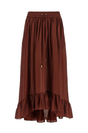 'Aster' skirt Bordeaux