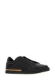 Black leather Fendi City slip ons FENDI (7E1937A2C9)