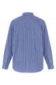 Patch striped shirt Blue