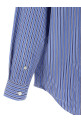 Patch striped shirt Blue