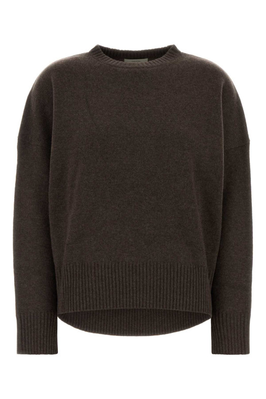 Chocolate cashmere oversize Anton sweater Brown LOULOU DE SAISON (ANTONLDS)