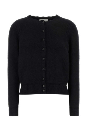 Black alpaca blend Naia cardigan ISABEL MARANT ETOILE (CA0185FAA1L68E)
