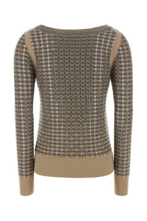 Embroidered wool blend sweater ERMANNO SCERVINO (D495M329CTEJY)