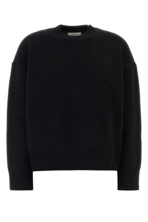 Black wool Pia sweater Black LOULOU DE SAISON (PIALDS)