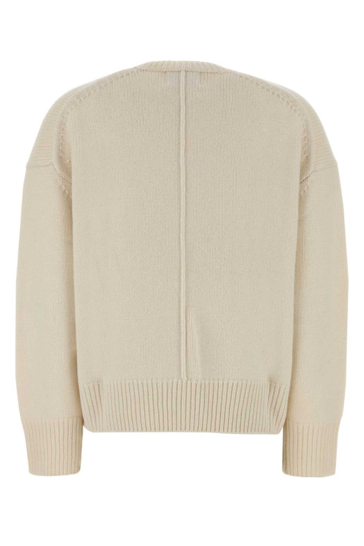 Ivory wool Pia sweater Beige LOULOU DE SAISON (PIALDS)