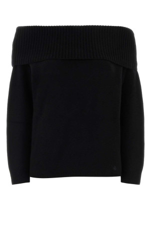 Black stretch cashmere Sibyl sweater Black LOULOU DE SAISON (SIBYL)