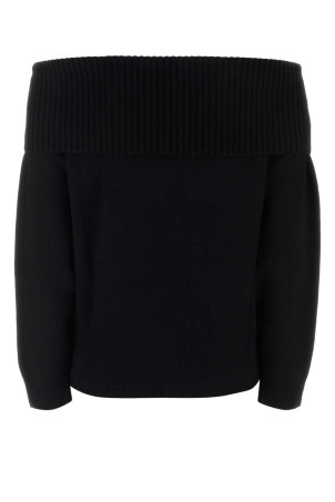 Black stretch cashmere Sibyl sweater Black LOULOU DE SAISON (SIBYL)
