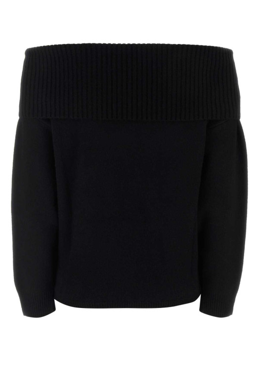 Black stretch cashmere Sibyl sweater Black LOULOU DE SAISON (SIBYL)