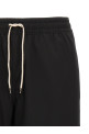 Logo embroidery swim shorts Black