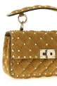 Сумка через плечо ValentinoG. «RockstudSpike», маленькая, бежевая W2B0123KQQRDX
