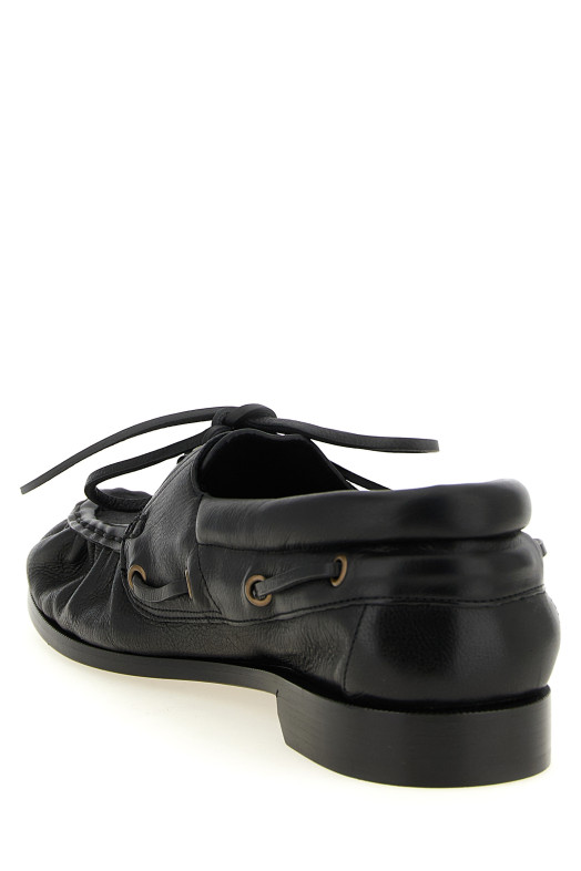 «Loafer Bateau» — лоферы черного цвета A002HL25VAA1000
