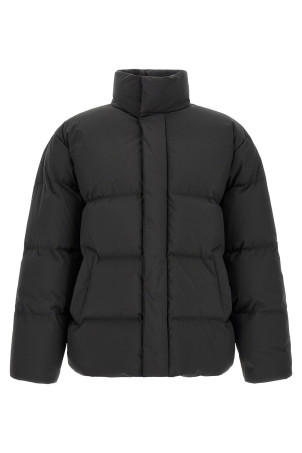 High neck down jacket Black