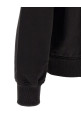 Logo embroidery hoodie Black