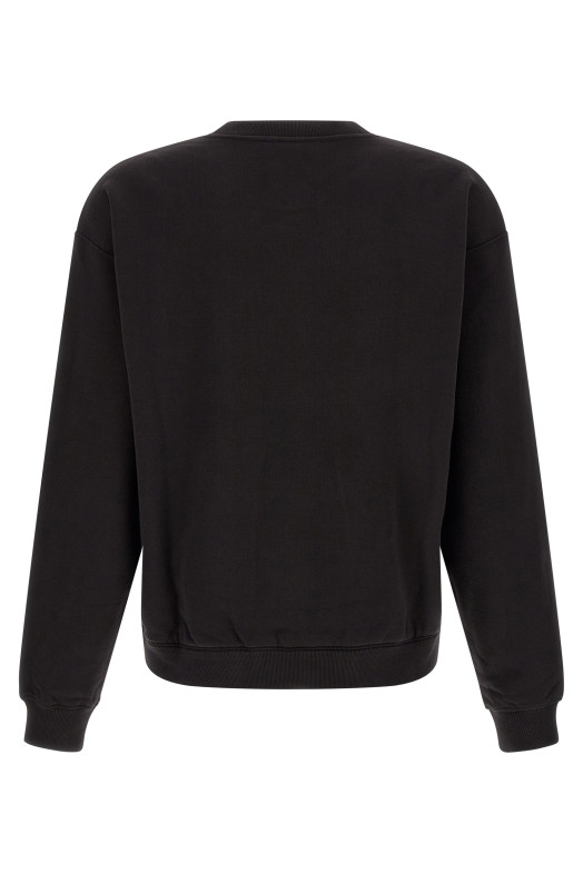 Logo plaque sweatshirt Black