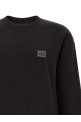 Logo plaque sweatshirt Black