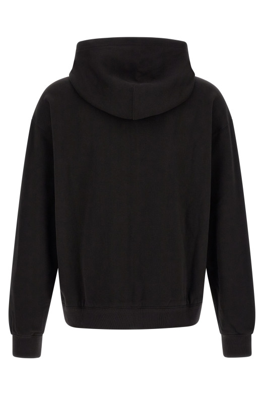 Logo plaque hoodie Black