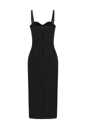 'Black Sicily' Bra Corset Dress Black