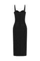'Black Sicily' Bra Corset Dress Black