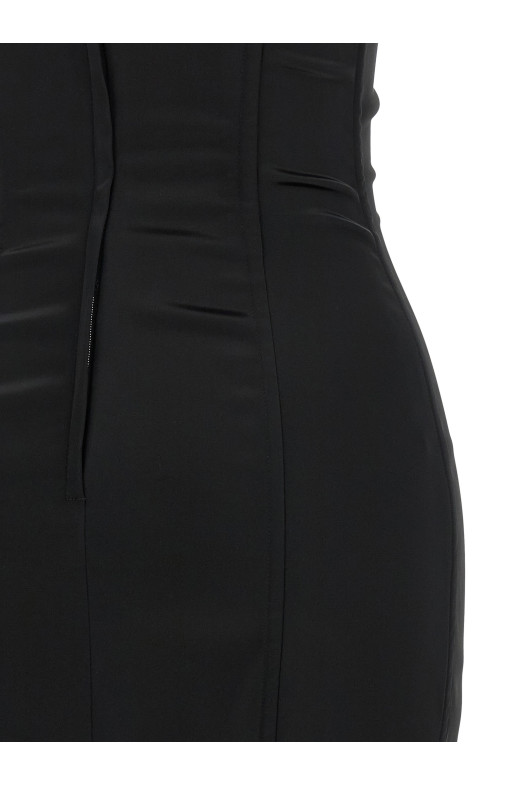 'Black Sicily' Bra Corset Dress Black