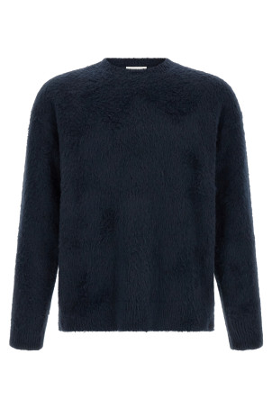 Gauze sweater Blue