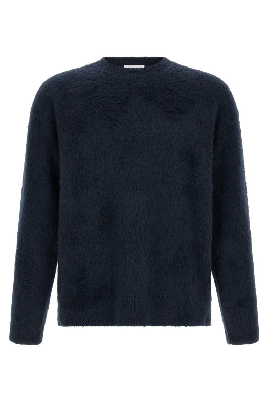Gauze sweater Blue