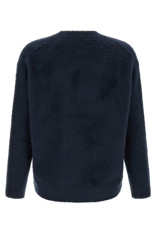 Gauze sweater Blue