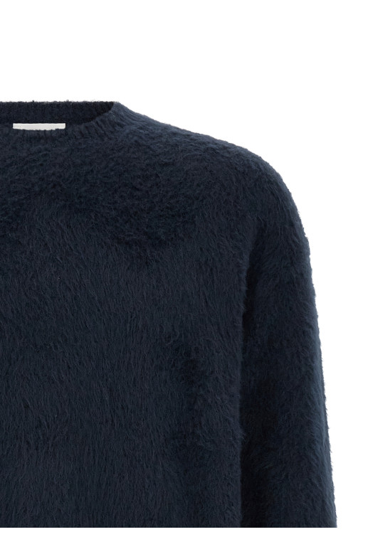 Gauze sweater Blue