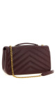 'Loulou' medium shoulder bag Bordeaux