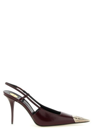 'Jeanne' slingback Bordeaux