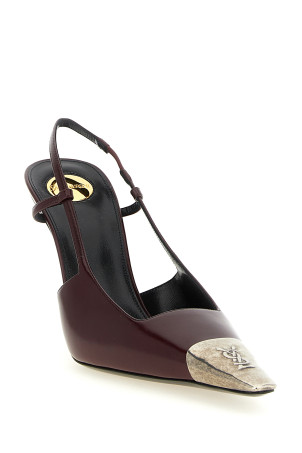'Jeanne' slingback Bordeaux