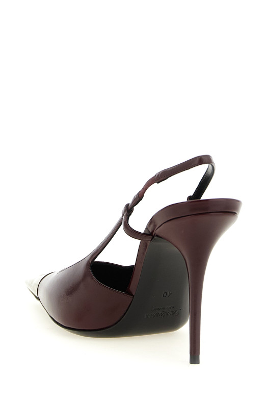 'Jeanne' slingback Bordeaux