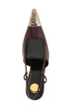 'Jeanne' slingback Bordeaux