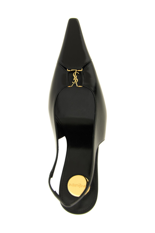 'Babylone' slingbacks Black