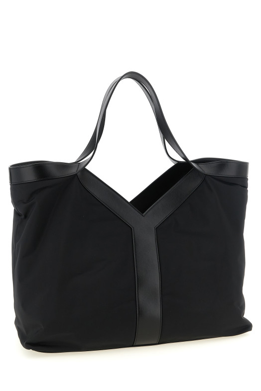 'Y' large shopping bag Black