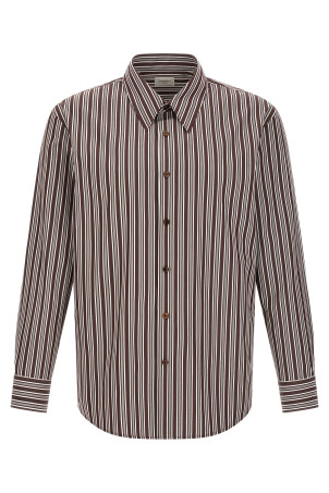 Striped shirt Brown