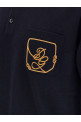 Поло с вышитым логотипом, синее DOLCE & GABBANA GXZ16ZJDVIQB0665